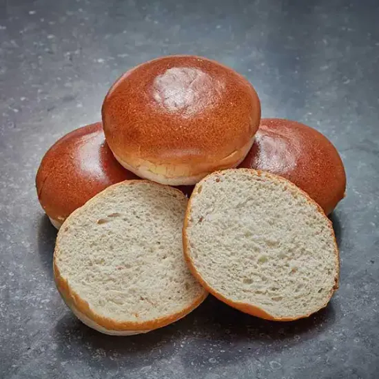 American Glazed Burger Bun Sliced