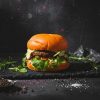 DT023VGN – Vegan Orange Unseeded Slider Bun