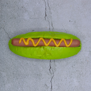 Vegan Green Hot Dog Rolls