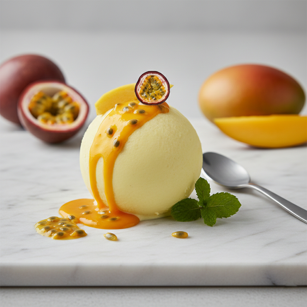 GG120 - Grandpa Greene's Vegan Passion Fruit/Mango Mini Ice Cream