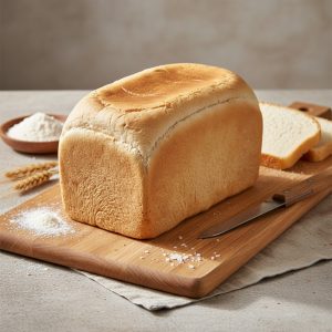 PVB1055 – White Tin Loaf Unsliced