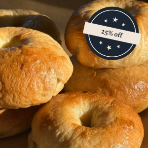 YUMINIPL - Mini Plain Bagels 30g x 120